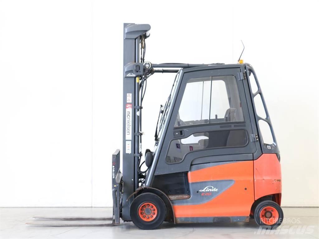 Linde E20/600H/387 Електрически вилични кари-повдигачи