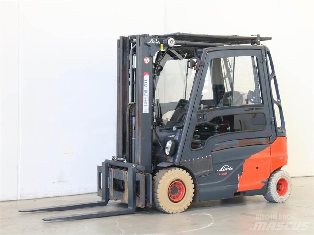 Linde E25L/387 Електрически вилични кари-повдигачи