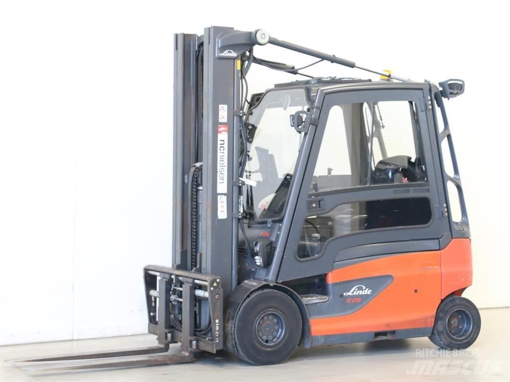 Linde E25L/387 Електрически вилични кари-повдигачи