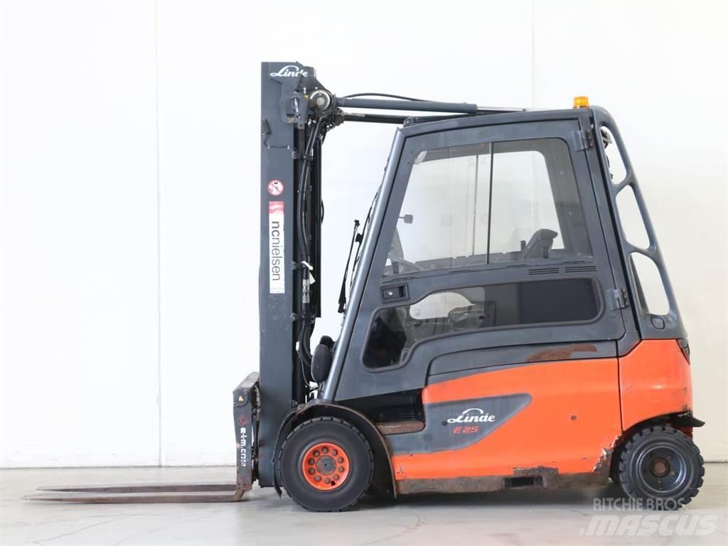 Linde E25L/387 Електрически вилични кари-повдигачи