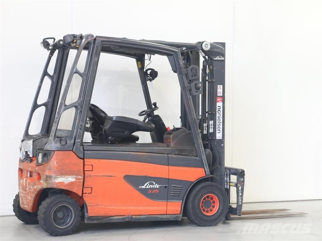 Linde E25L/387 Електрически вилични кари-повдигачи