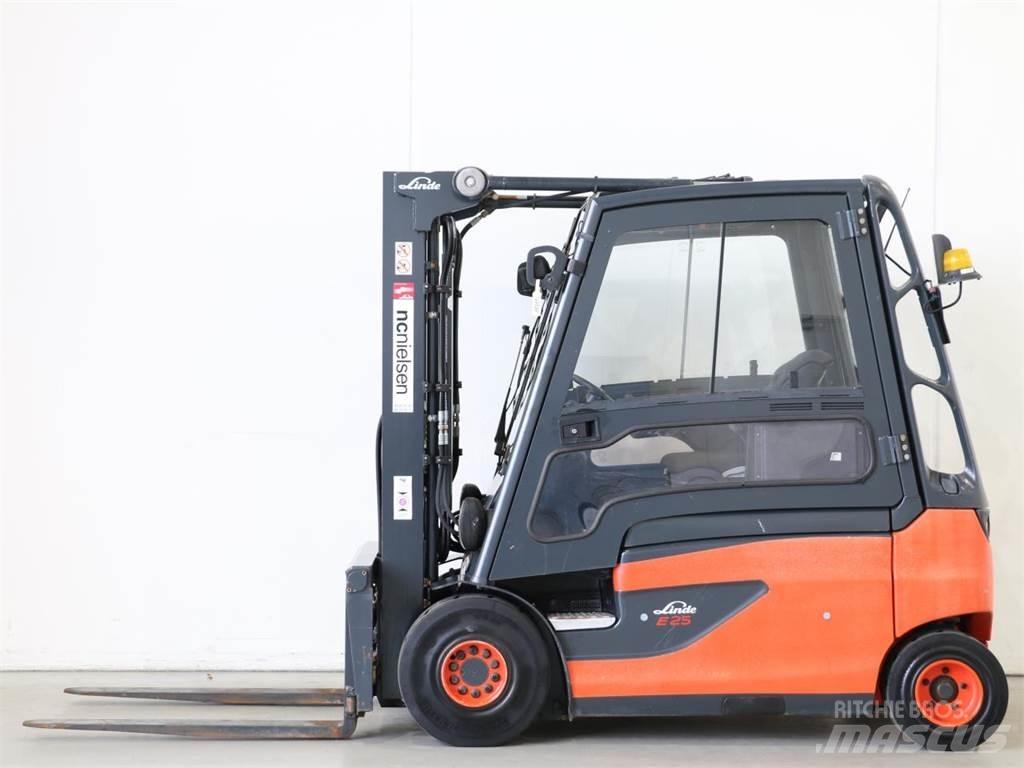 Linde E25L/387-01 Електрически вилични кари-повдигачи