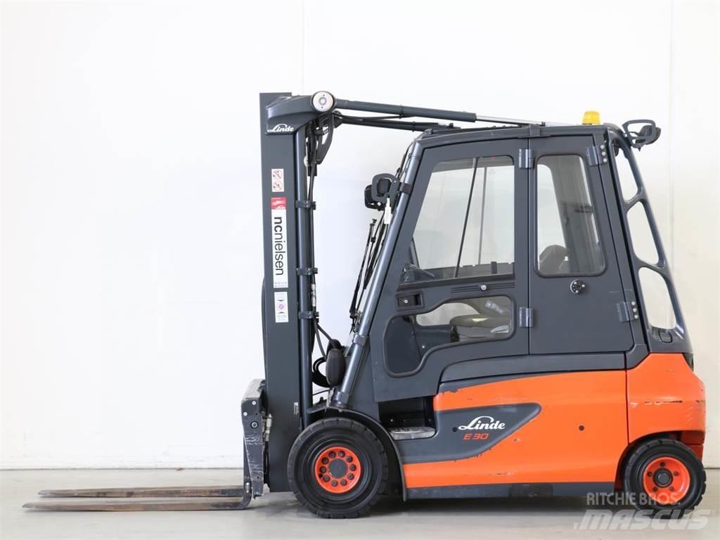 Linde E30L/387 Електрически вилични кари-повдигачи