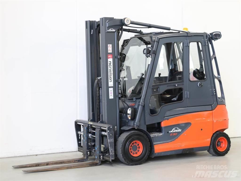 Linde E30L/387 Електрически вилични кари-повдигачи