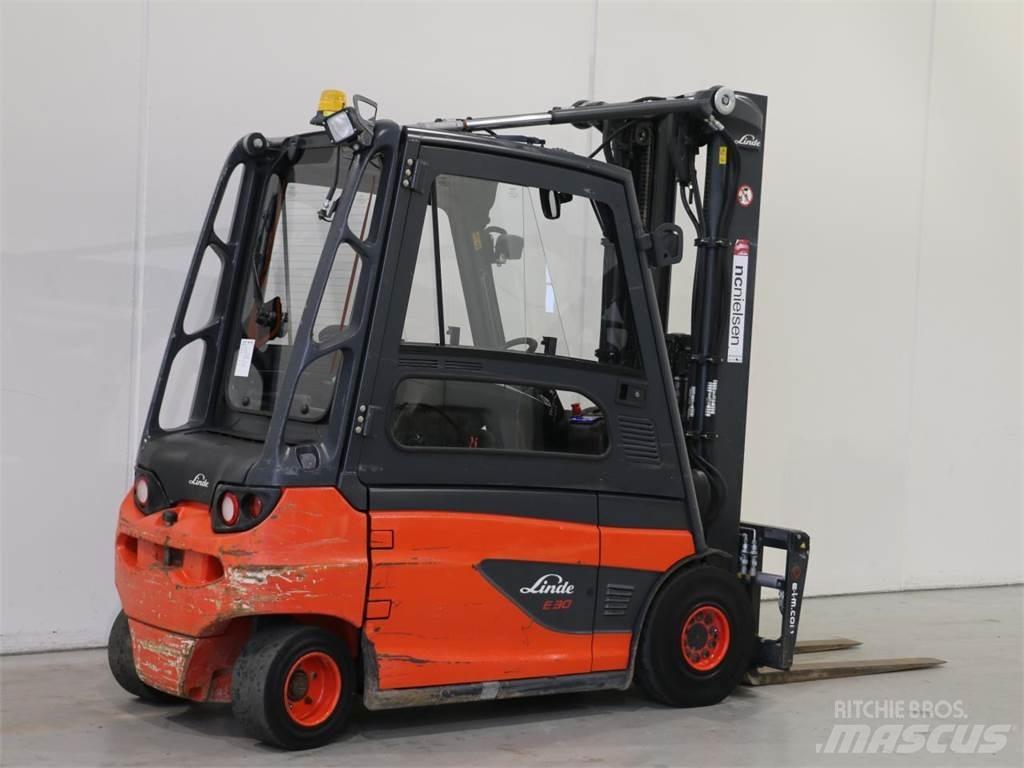 Linde E30L/387 Електрически вилични кари-повдигачи