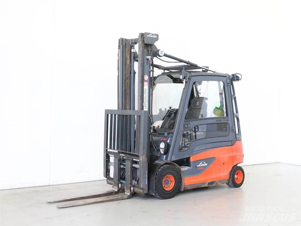 Linde E30L/387 Електрически вилични кари-повдигачи