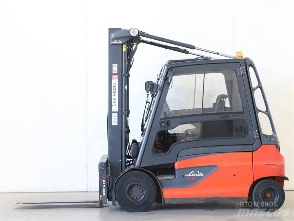 Linde E30L/387 Електрически вилични кари-повдигачи
