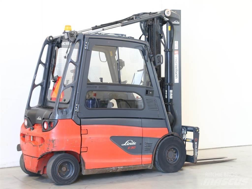 Linde E30L/387 Електрически вилични кари-повдигачи