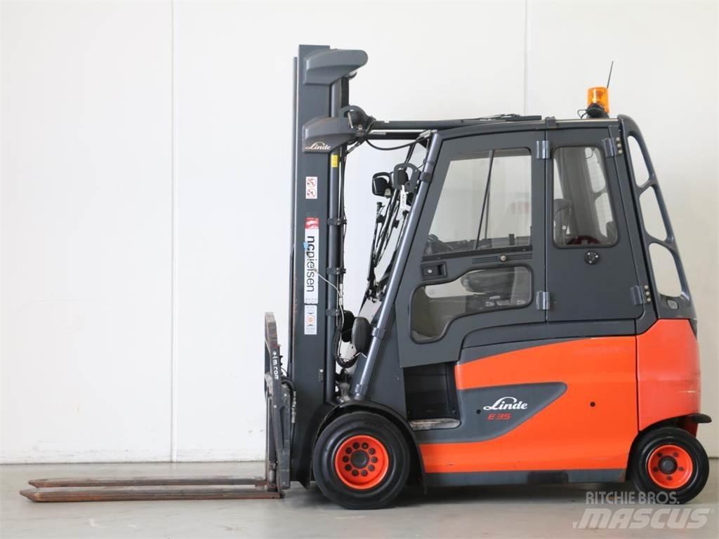 Linde E35HL/387 Електрически вилични кари-повдигачи