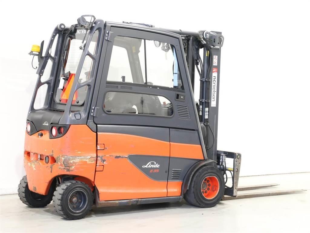 Linde E35HL/387 Електрически вилични кари-повдигачи