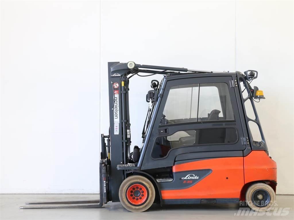 Linde E35L/387 Електрически вилични кари-повдигачи