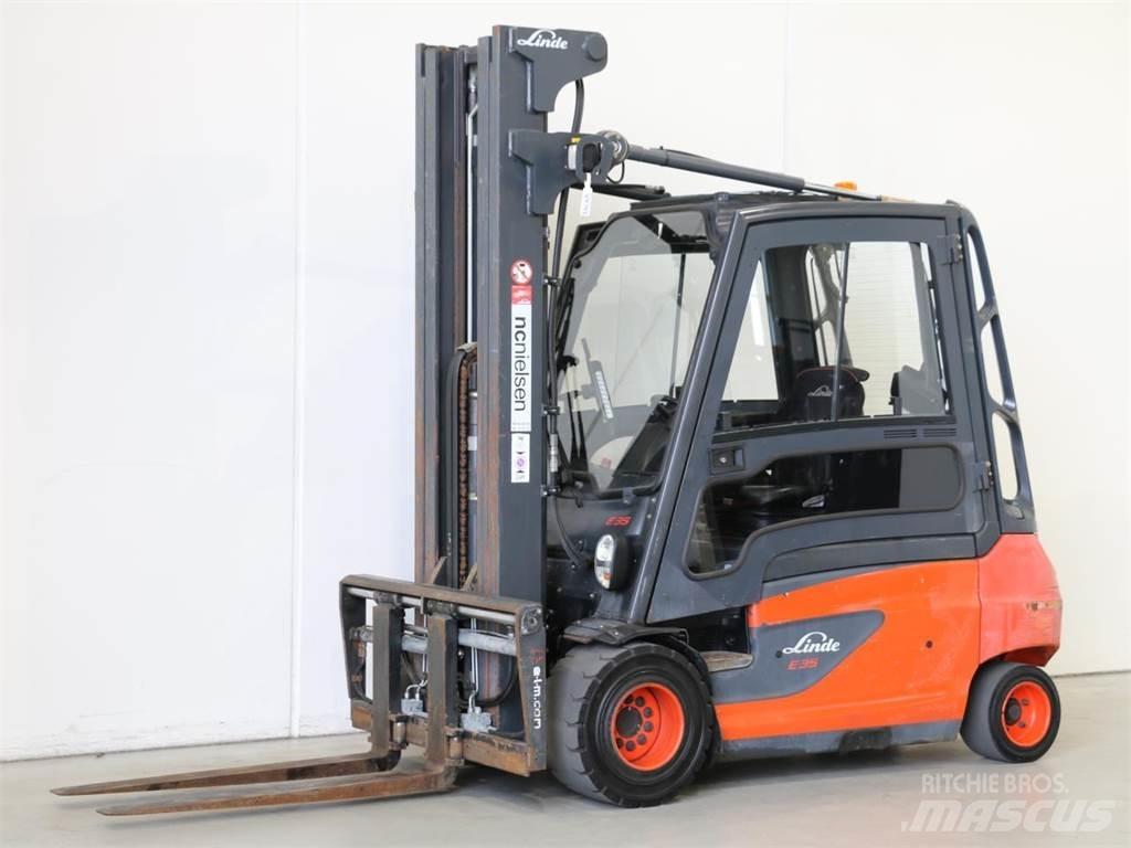 Linde E35L/387 Електрически вилични кари-повдигачи