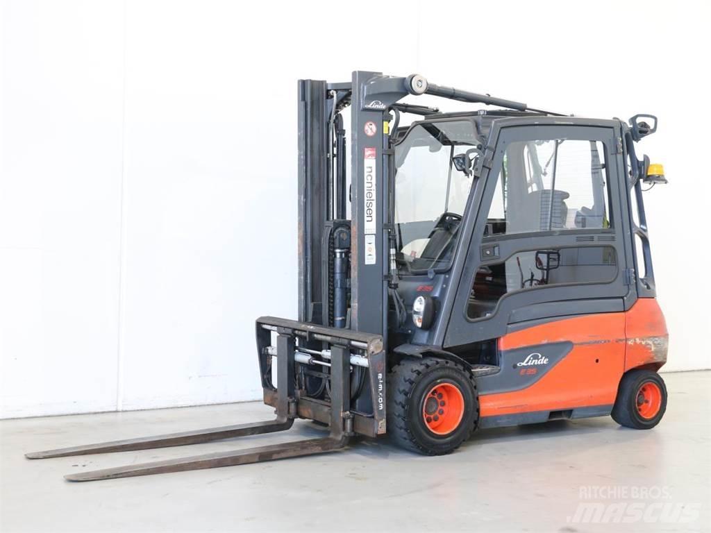 Linde E35L/387 Електрически вилични кари-повдигачи