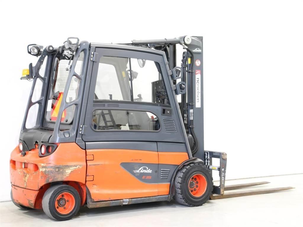 Linde E35L/387 Електрически вилични кари-повдигачи