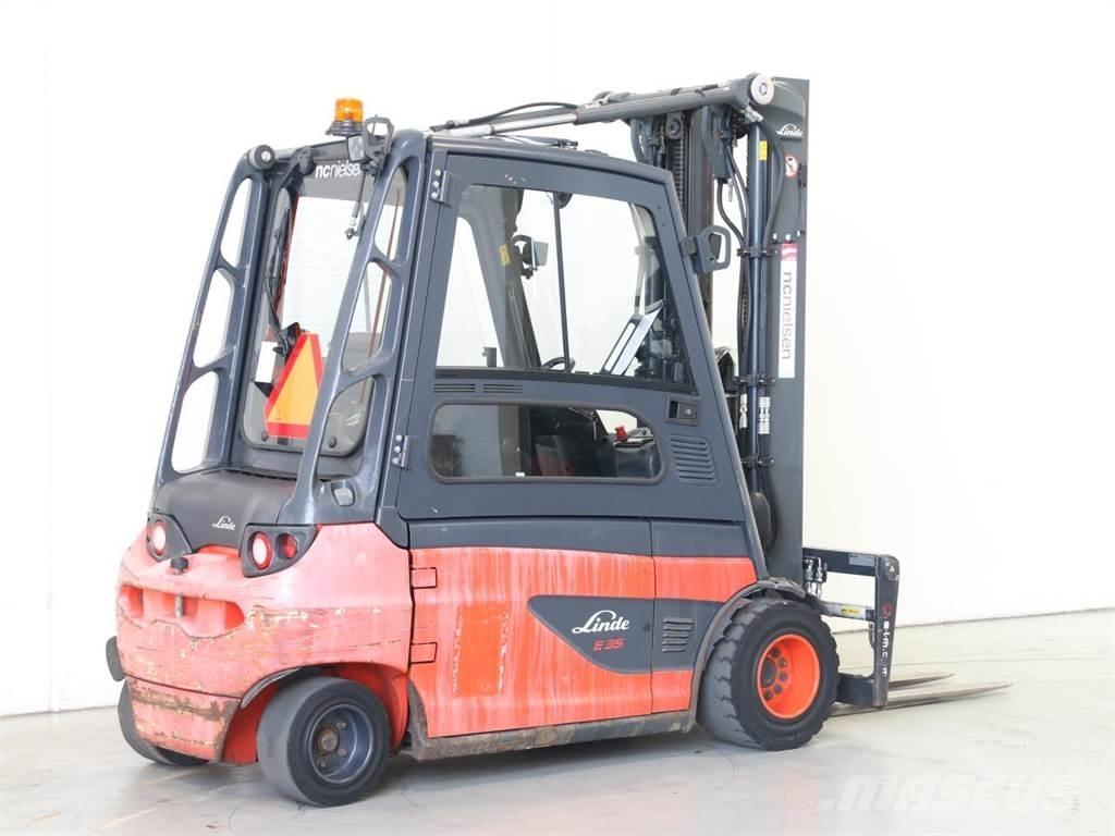 Linde E35L/387 Електрически вилични кари-повдигачи