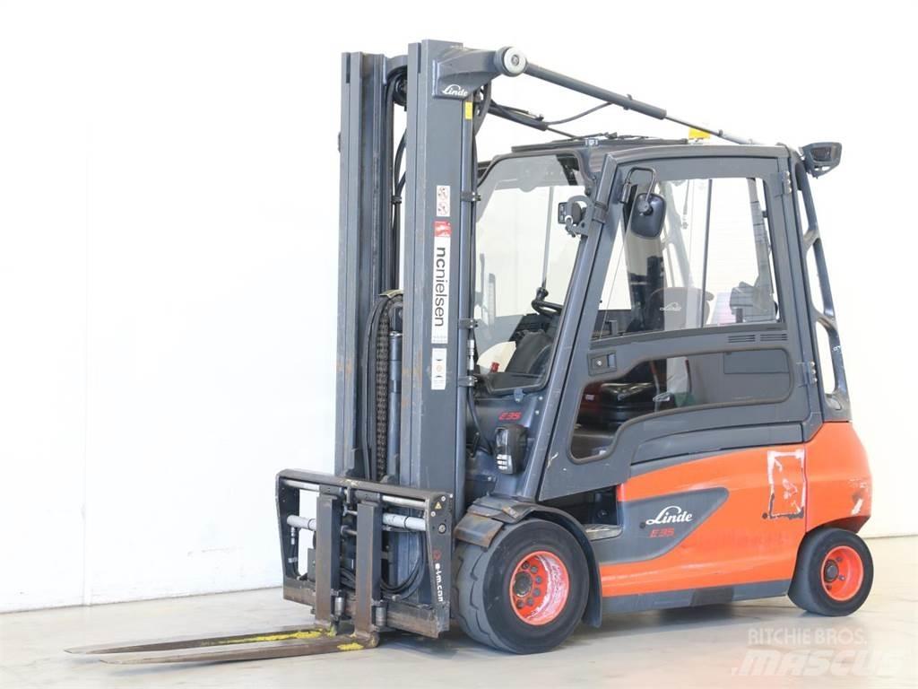 Linde E35L/387 Електрически вилични кари-повдигачи