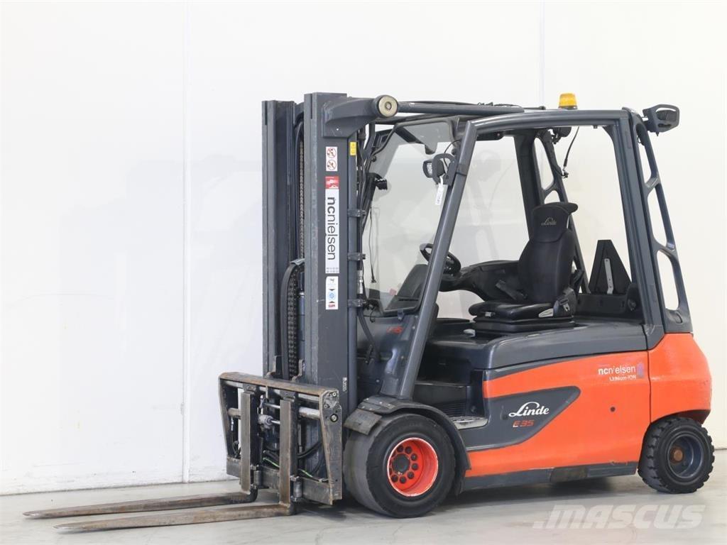 Linde E35L/387 Електрически вилични кари-повдигачи