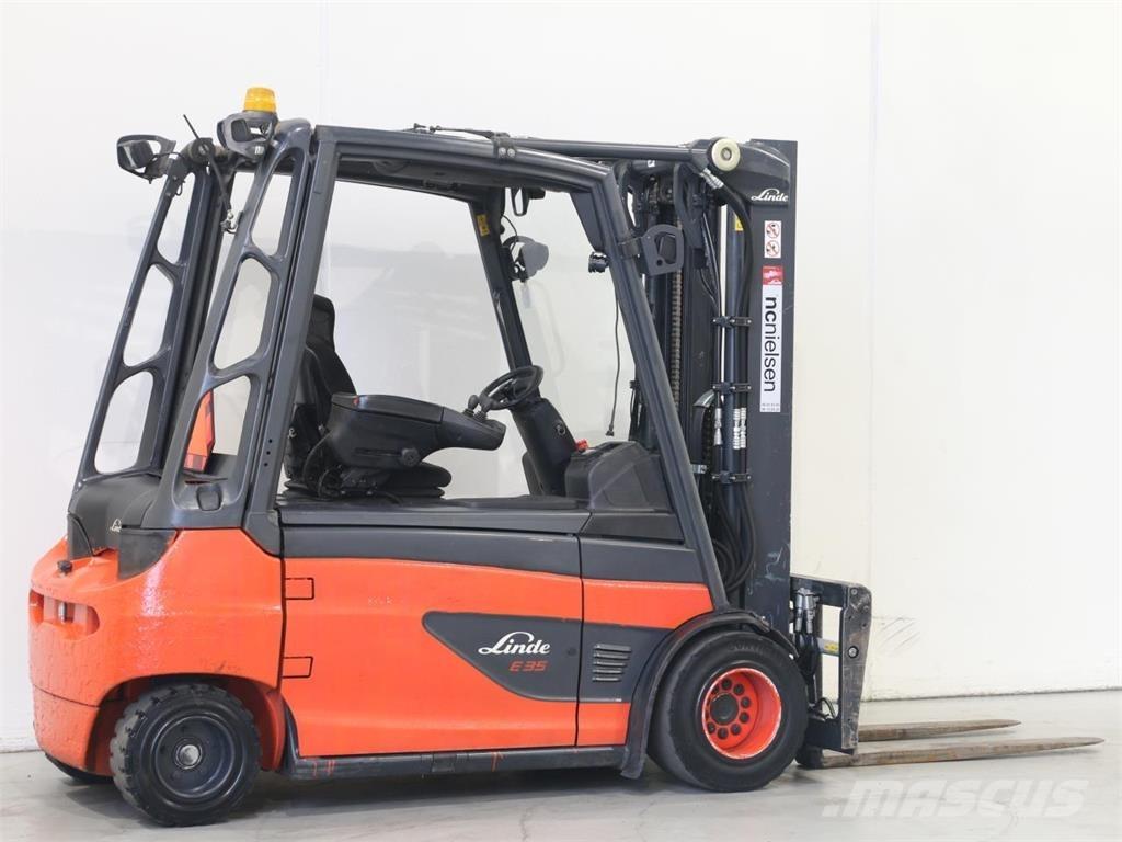 Linde E35L/387 Електрически вилични кари-повдигачи
