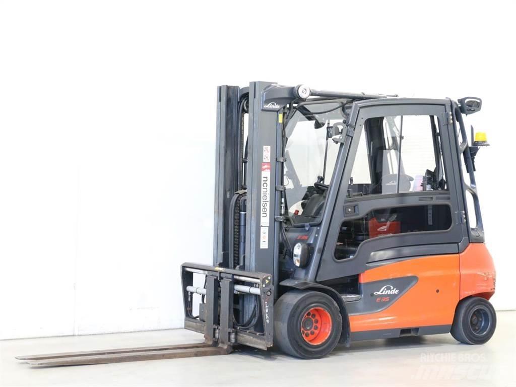 Linde E35L/387-01 Електрически вилични кари-повдигачи