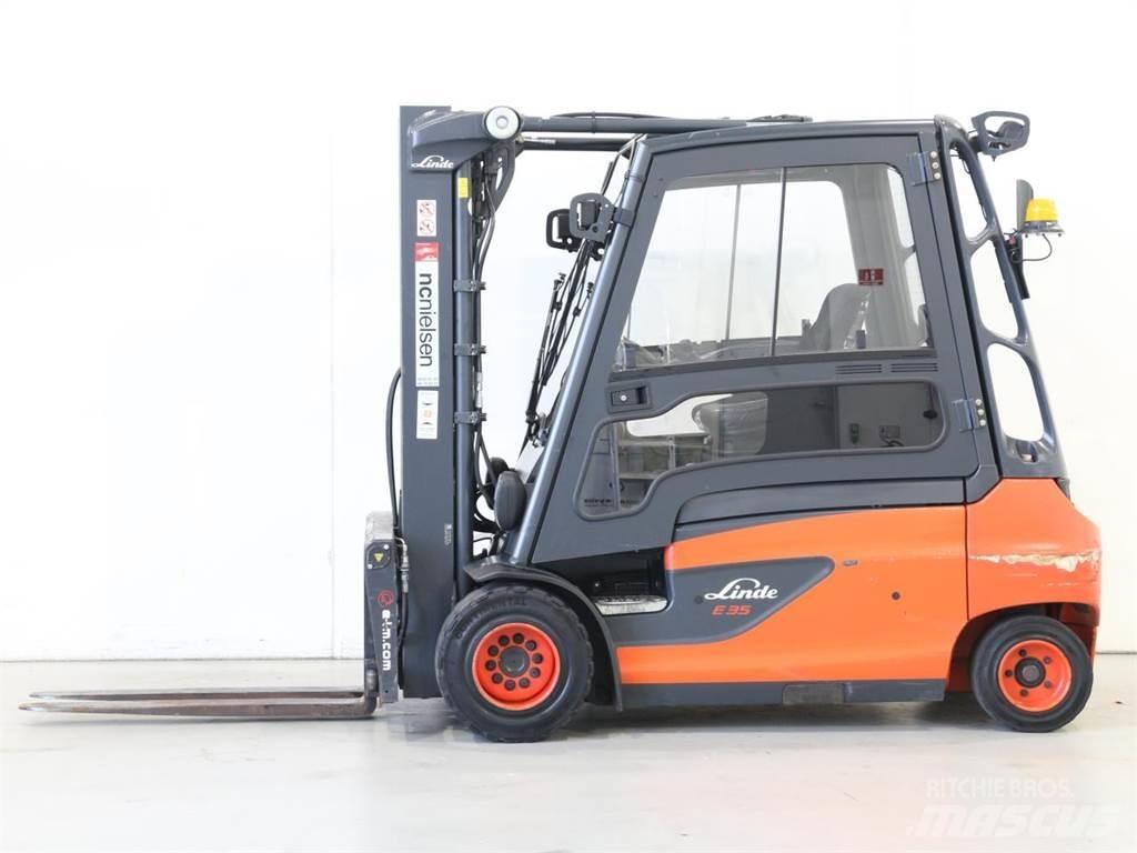 Linde E35L/387-01 Електрически вилични кари-повдигачи
