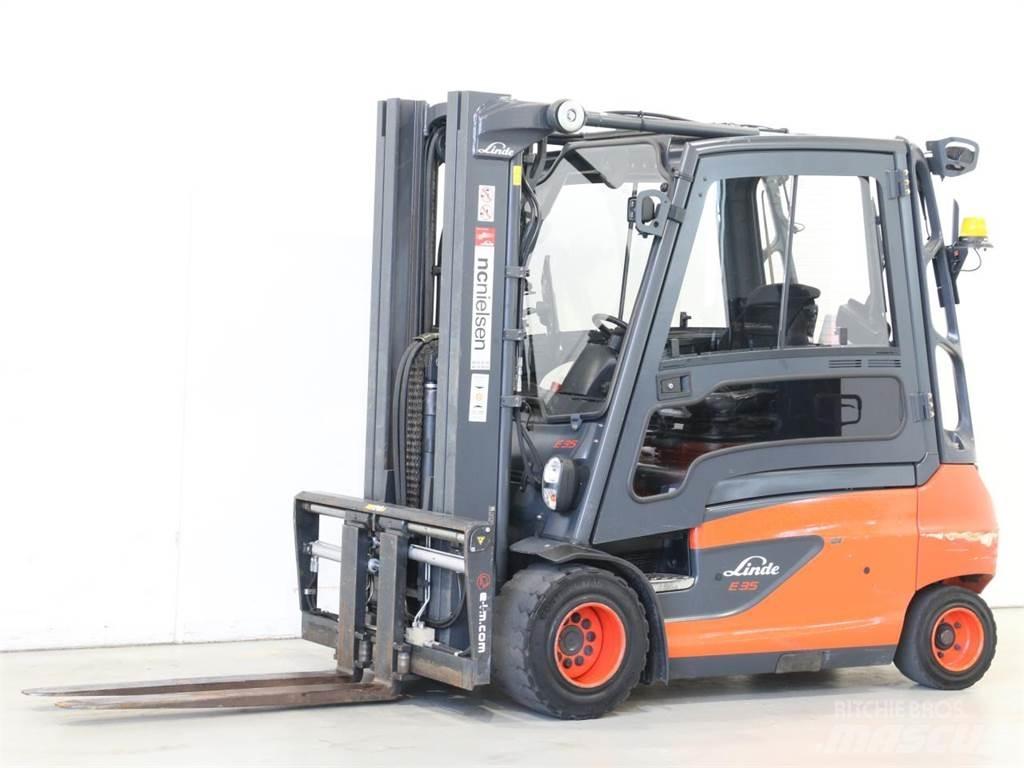 Linde E35L/387-01 Електрически вилични кари-повдигачи