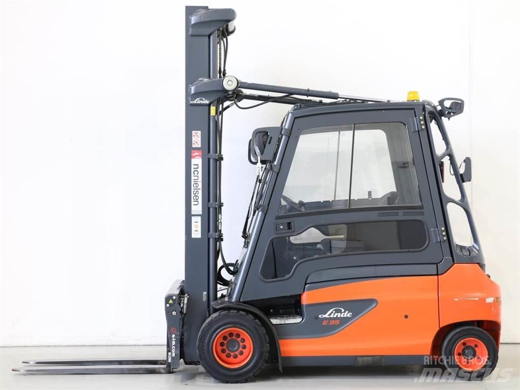 Linde E35L/387-01 Електрически вилични кари-повдигачи