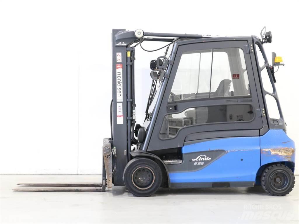 Linde E35L/387-01 Електрически вилични кари-повдигачи