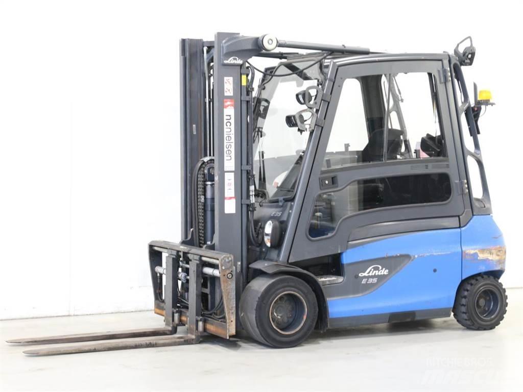 Linde E35L/387-01 Електрически вилични кари-повдигачи