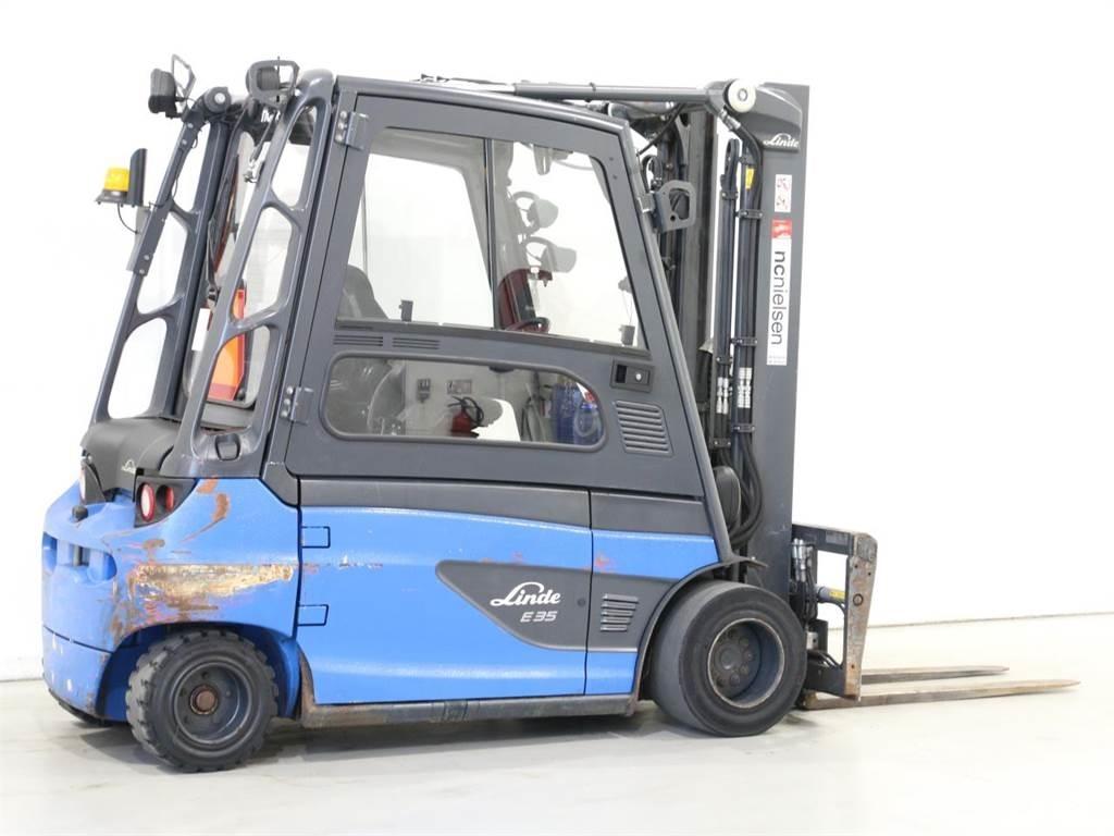 Linde E35L/387-01 Електрически вилични кари-повдигачи