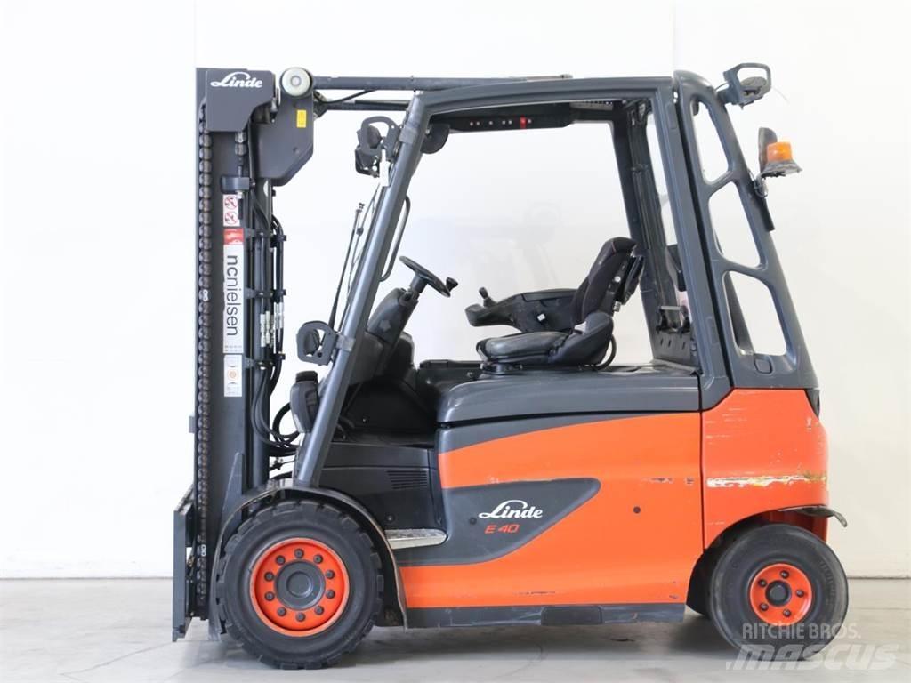 Linde E40/600H/388 Електрически вилични кари-повдигачи