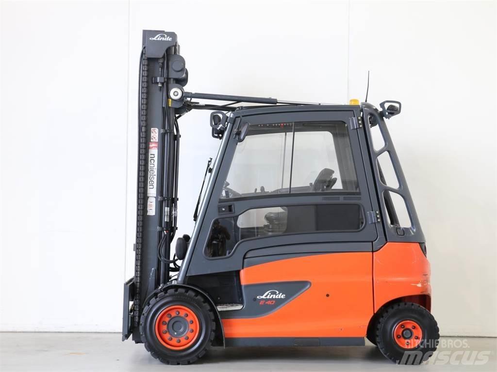 Linde E40/600HL/388 Електрически вилични кари-повдигачи