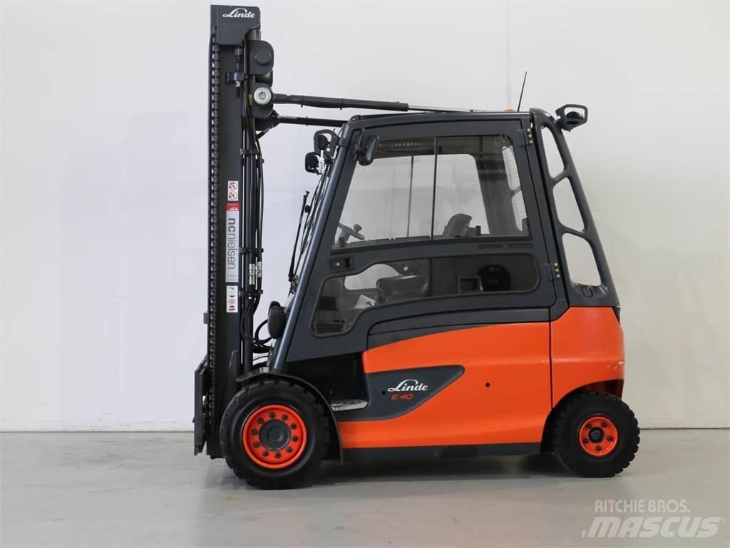Linde E40/600HL/388 Електрически вилични кари-повдигачи