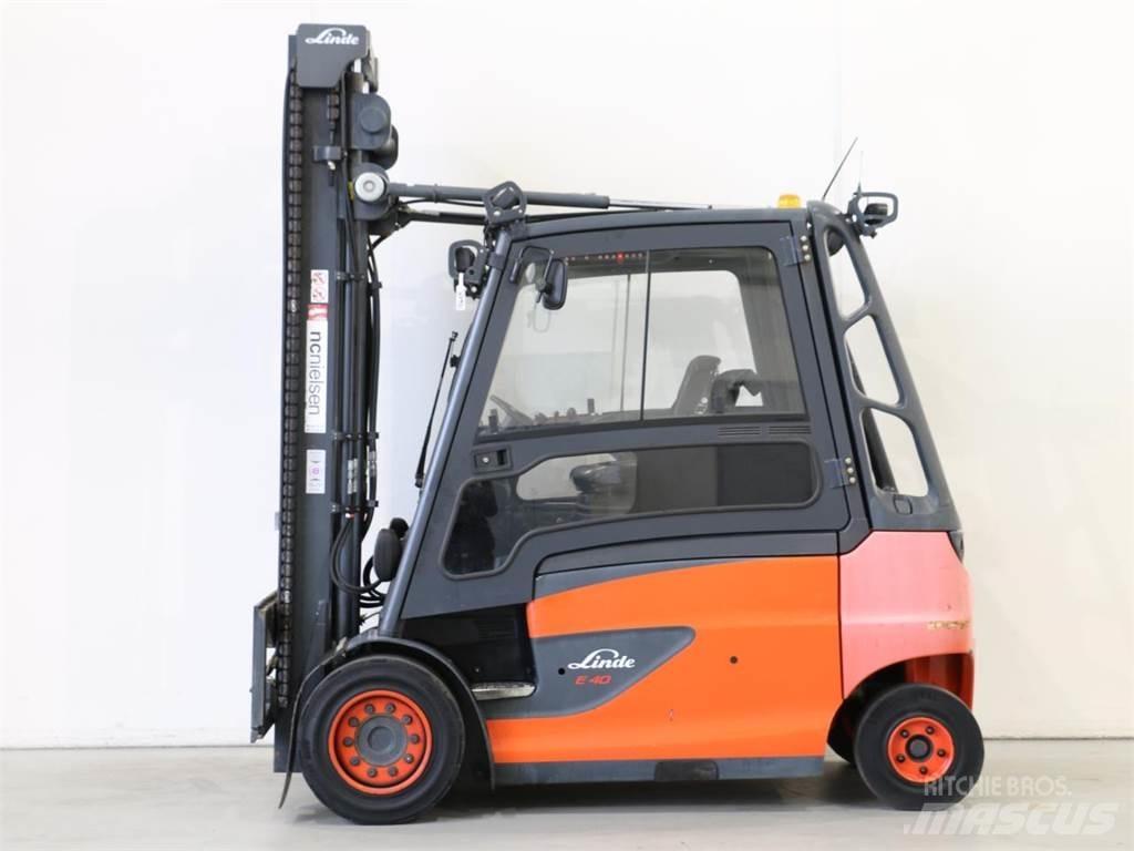 Linde E40/600HL/388 Електрически вилични кари-повдигачи