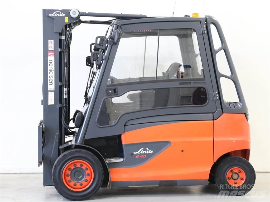 Linde E40/600HL/388 Електрически вилични кари-повдигачи