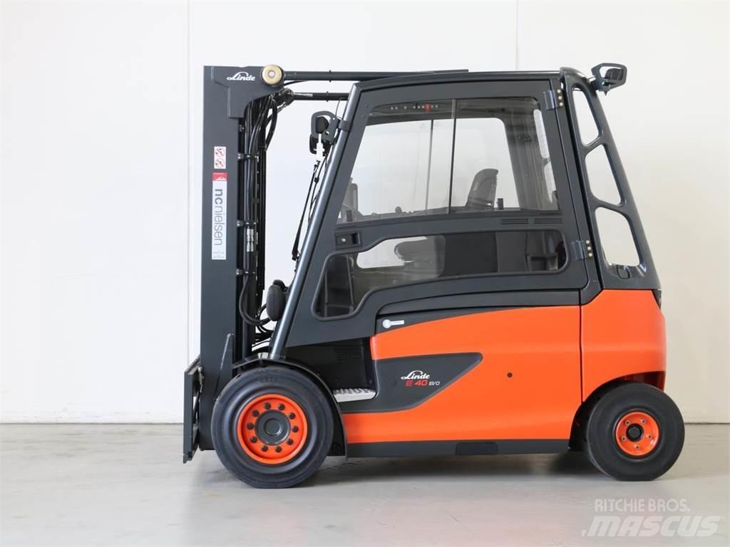 Linde E40/600HL/388 Електрически вилични кари-повдигачи