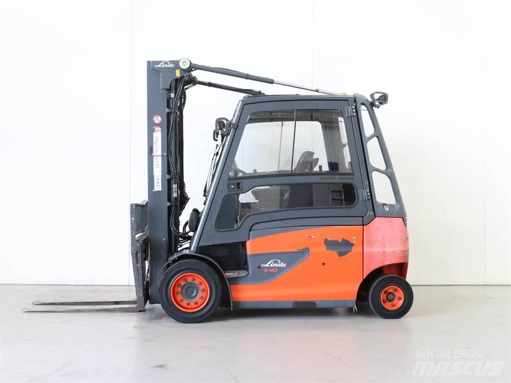 Linde E40/600HL/388 Електрически вилични кари-повдигачи