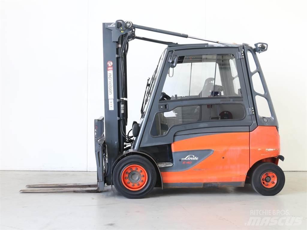 Linde E40/600HL/388 Електрически вилични кари-повдигачи