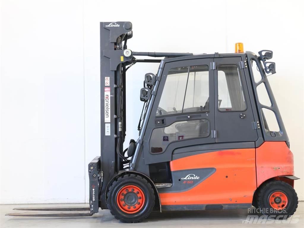 Linde E50/600HL/388 Електрически вилични кари-повдигачи
