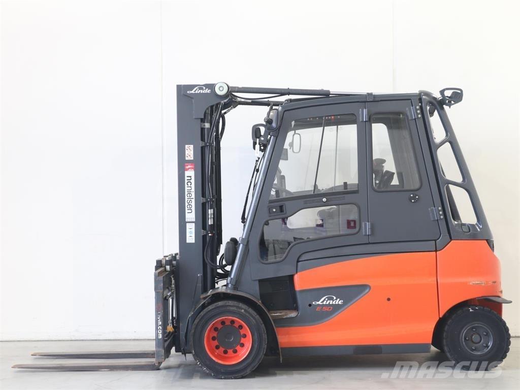 Linde E50/600HL/388 Електрически вилични кари-повдигачи