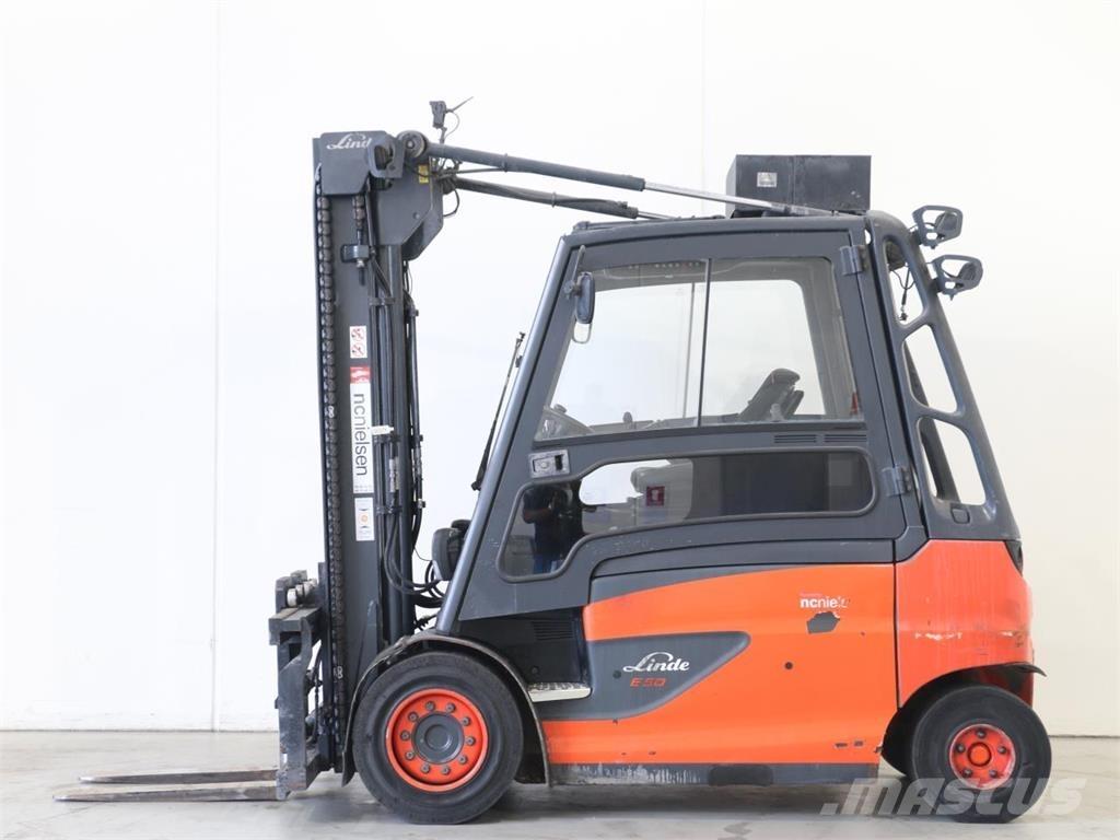 Linde E50HL/388 Електрически вилични кари-повдигачи