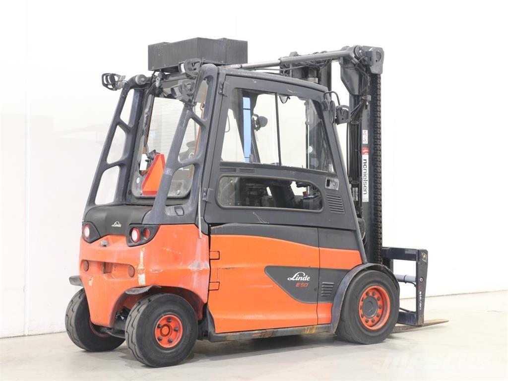 Linde E50HL/388 Електрически вилични кари-повдигачи