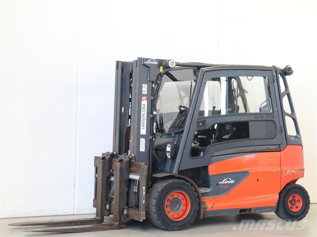 Linde E50L/388 Електрически вилични кари-повдигачи