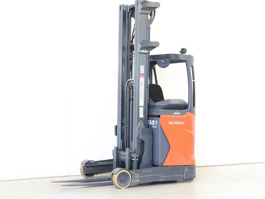 Linde R12B/1120 Ретрак/ Високоповдигач с изместване на вилката напред