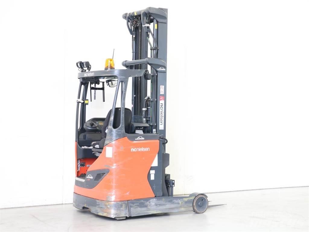 Linde R14B/1120 Ретрак/ Високоповдигач с изместване на вилката напред