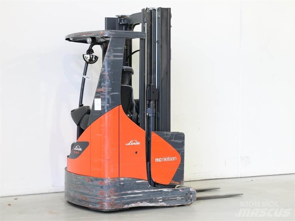 Linde R14X/116 Ретрак/ Високоповдигач с изместване на вилката напред