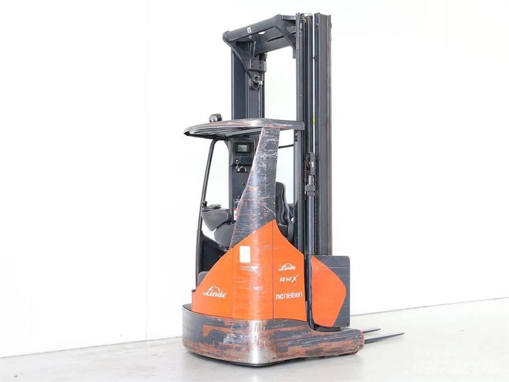Linde R14X/116-02 Ретрак/ Високоповдигач с изместване на вилката напред