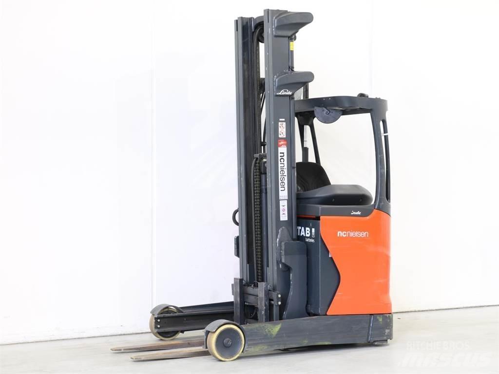 Linde R16B/1120 Ретрак/ Високоповдигач с изместване на вилката напред
