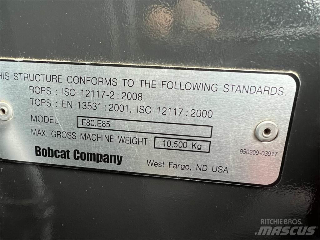 Bobcat E85 Верижен екскаватор