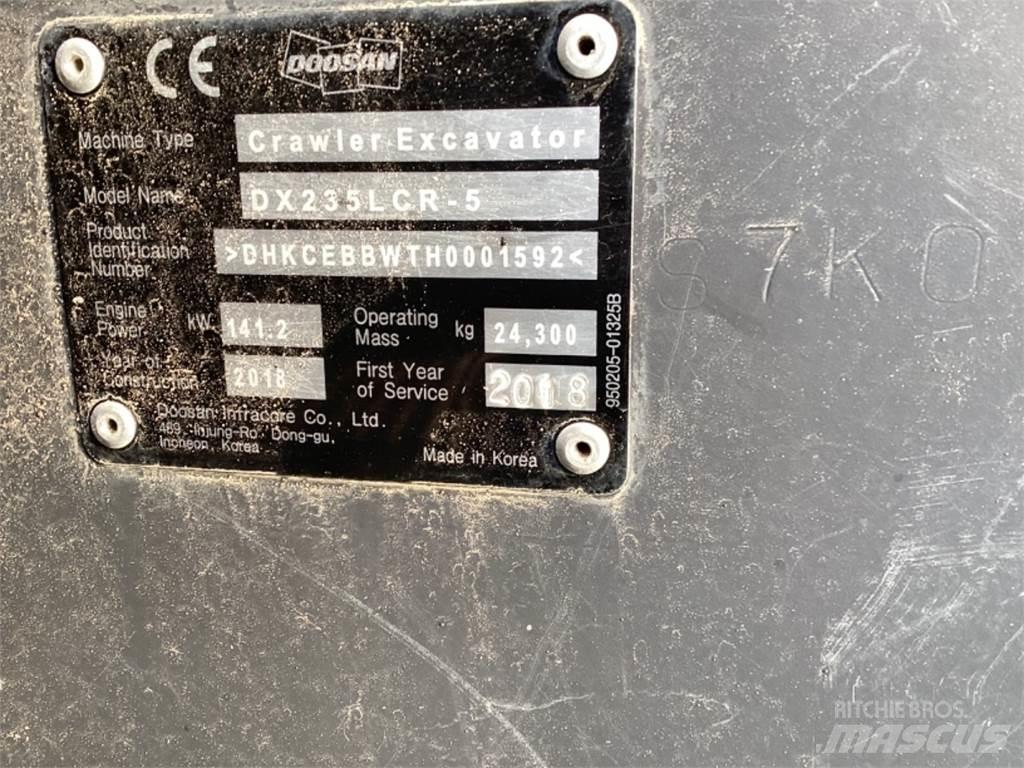 Doosan Dx235 LR 5 Верижен екскаватор