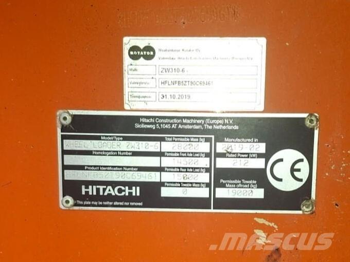 Hitachi ZW 310-6 Колесни товарачи